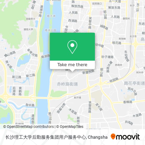 长沙理工大学后勤服务集团用户服务中心 map