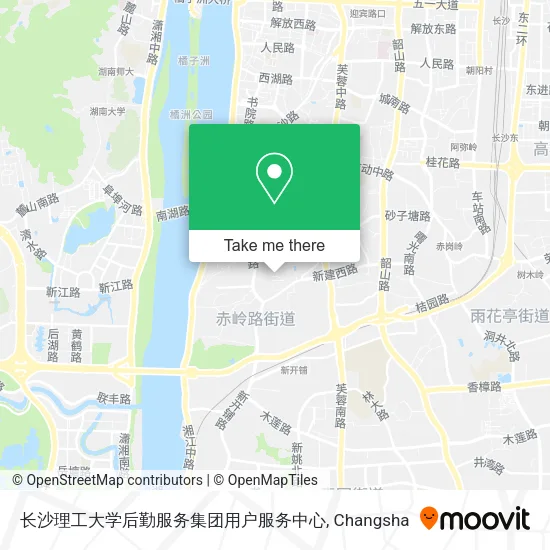 长沙理工大学后勤服务集团用户服务中心 map