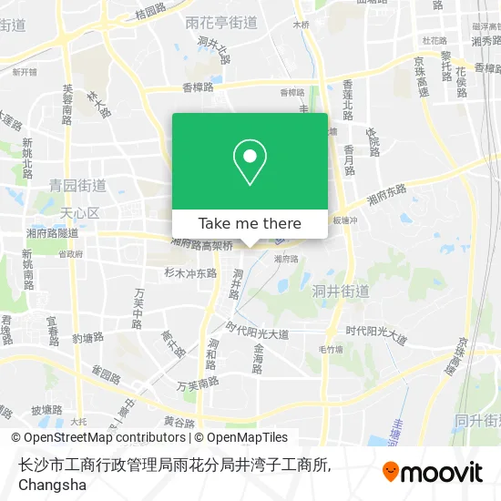 长沙市工商行政管理局雨花分局井湾子工商所 map