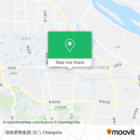 湖南爱晚集团-北门 map