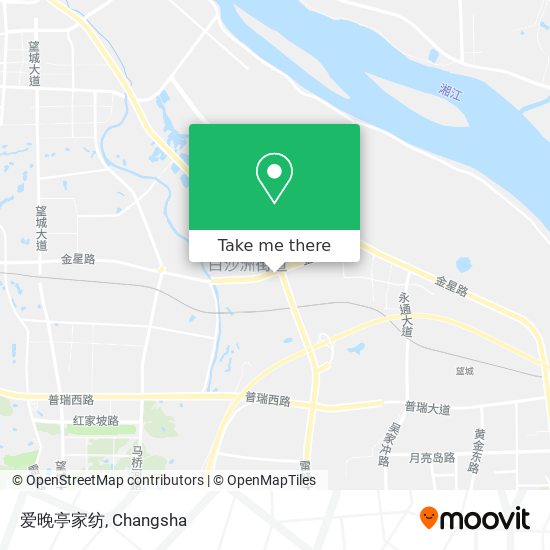 爱晚亭家纺 map