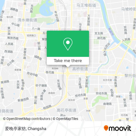 爱晚亭家纺 map