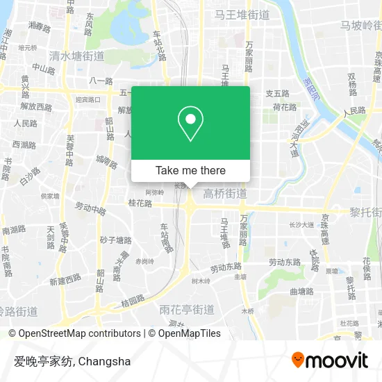 爱晚亭家纺 map