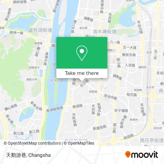 天鹅游巷 map