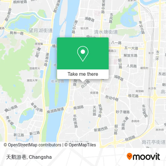 天鹅游巷 map