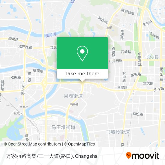 万家丽路高架/三一大道(路口) map