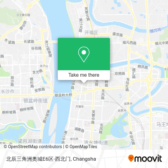 北辰三角洲奥城E6区-西北门 map