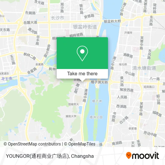 YOUNGOR(通程商业广场店) map