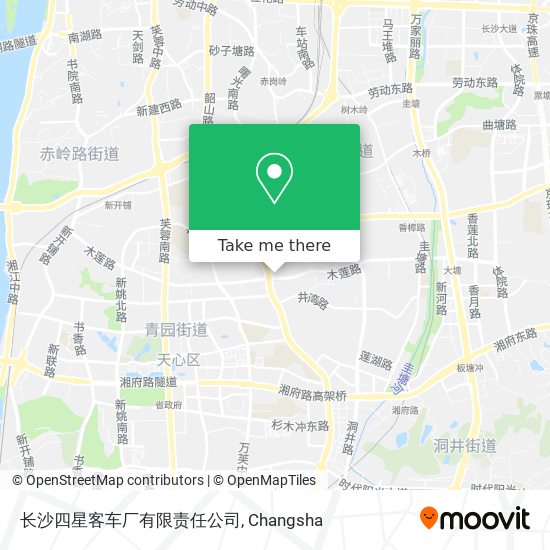 长沙四星客车厂有限责任公司 map