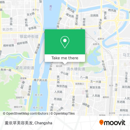 薰依草美容美发 map