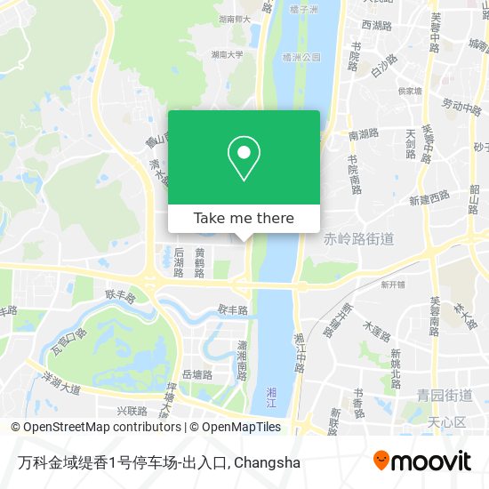 万科金域缇香1号停车场-出入口 map