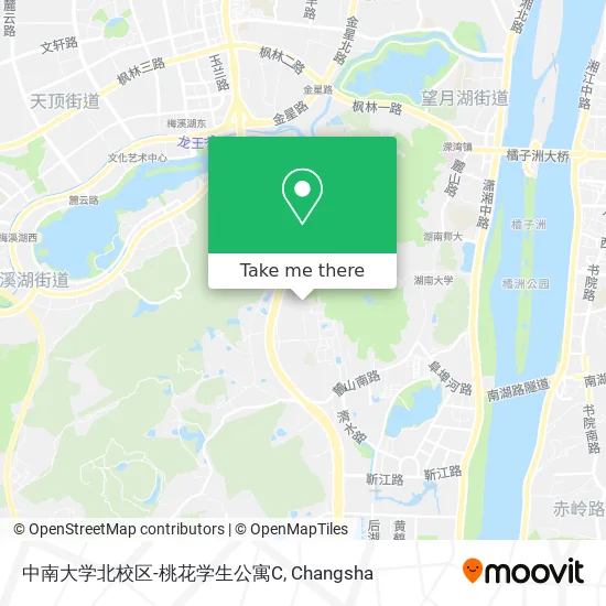 中南大学北校区-桃花学生公寓C map