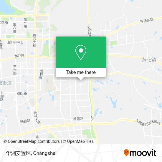 华湘安置区 map