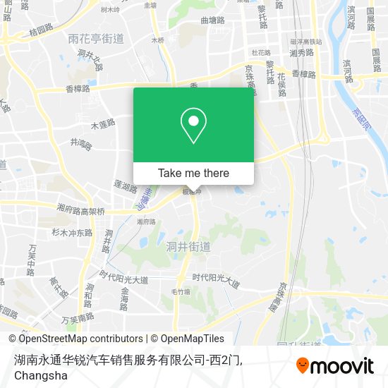 湖南永通华锐汽车销售服务有限公司-西2门 map