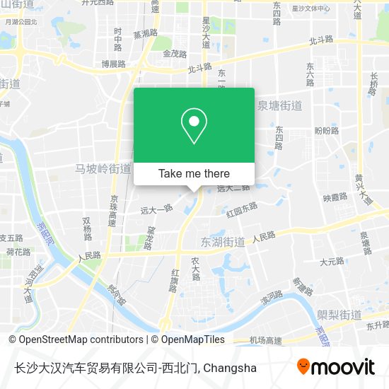 长沙大汉汽车贸易有限公司-西北门 map