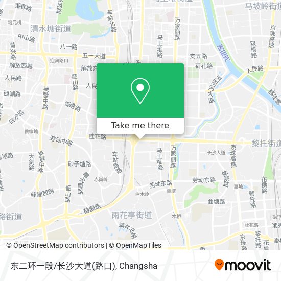 东二环一段/长沙大道(路口) map
