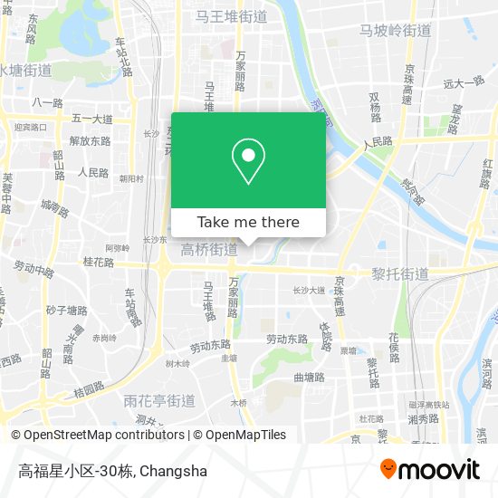 高福星小区-30栋 map