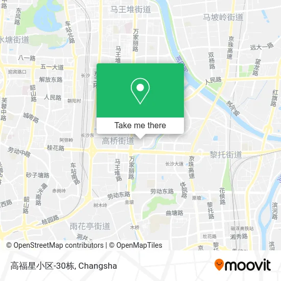 高福星小区-30栋 map