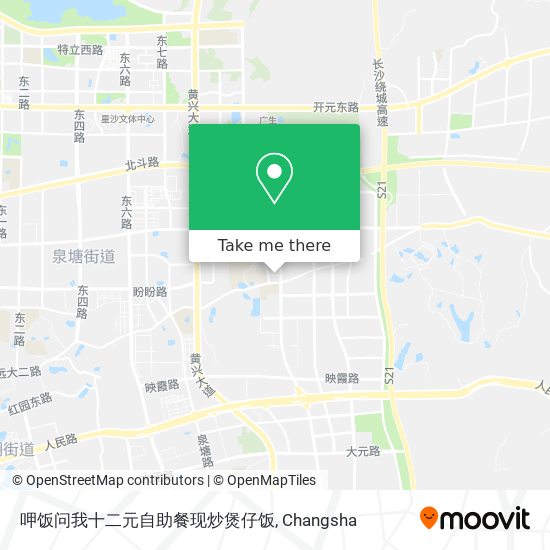 呷饭问我十二元自助餐现炒煲仔饭 map