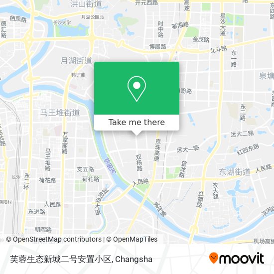 芙蓉生态新城二号安置小区 map