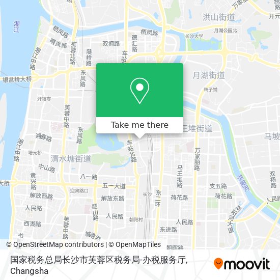 国家税务总局长沙市芙蓉区税务局-办税服务厅 map