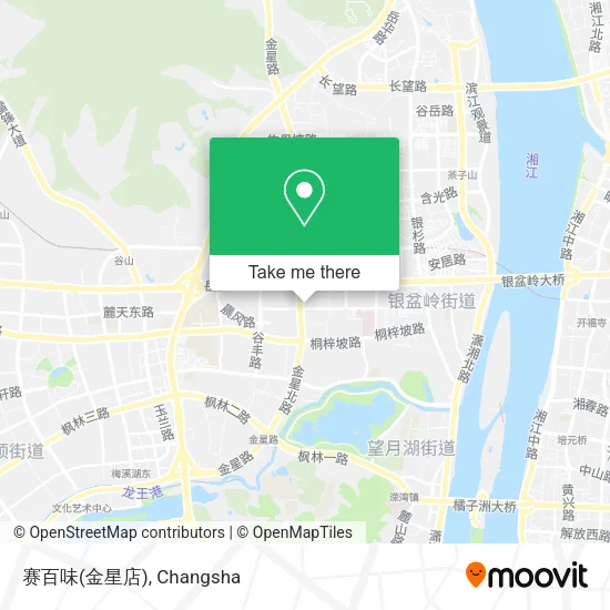 赛百味(金星店) map