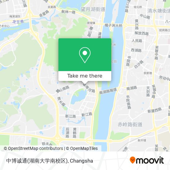 中博诚通(湖南大学南校区) map