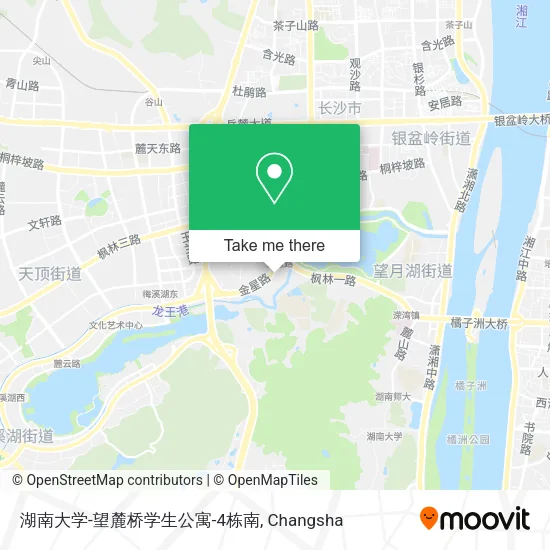 湖南大学-望麓桥学生公寓-4栋南 map