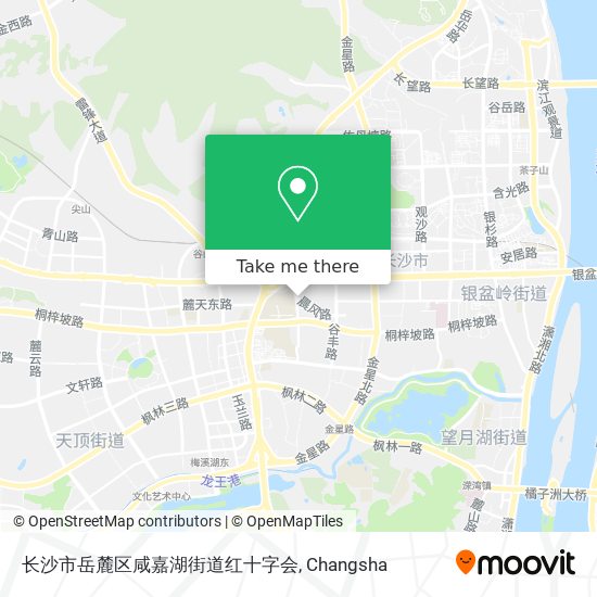 长沙市岳麓区咸嘉湖街道红十字会 map