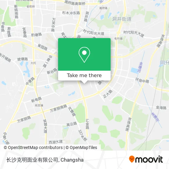 长沙克明面业有限公司 map