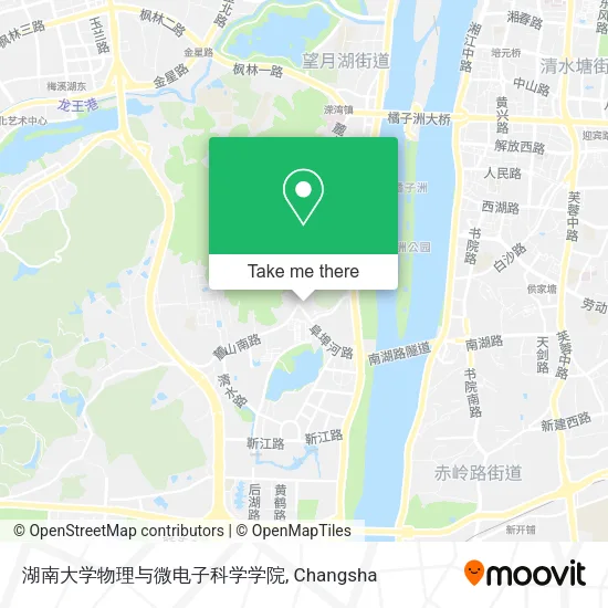 湖南大学物理与微电子科学学院 map