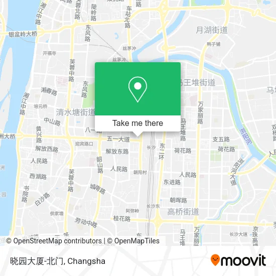 晓园大厦-北门 map