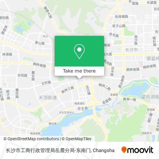 长沙市工商行政管理局岳麓分局-东南门 map