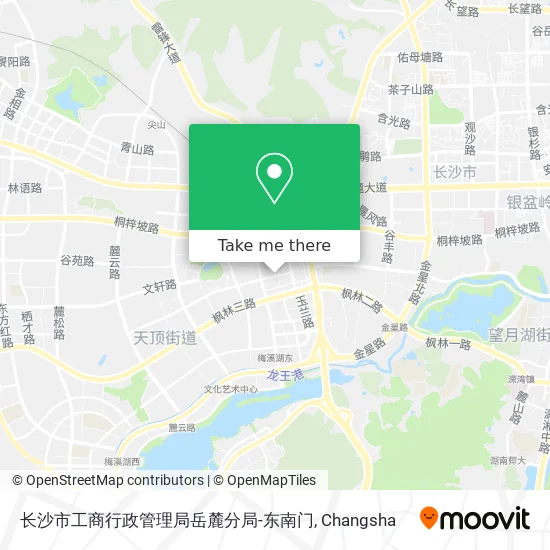 长沙市工商行政管理局岳麓分局-东南门 map