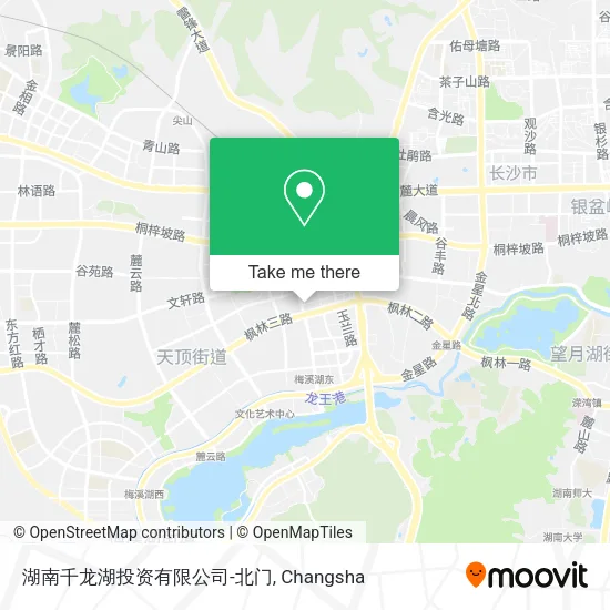湖南千龙湖投资有限公司-北门 map