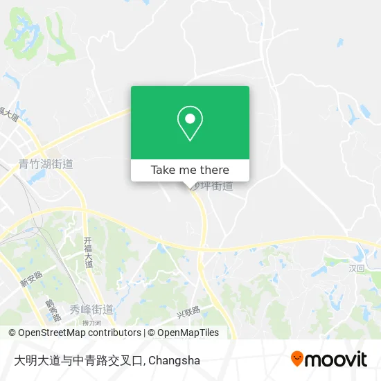 大明大道与中青路交叉口 map