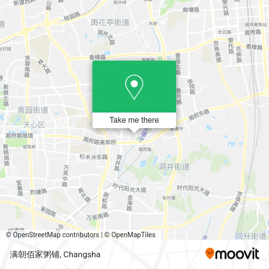 满朝佰家粥铺 map
