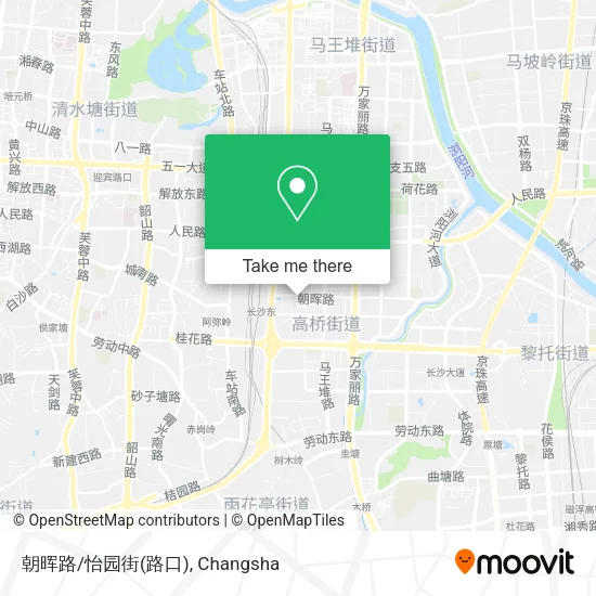朝晖路/怡园街(路口) map