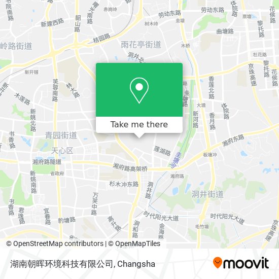 湖南朝晖环境科技有限公司 map