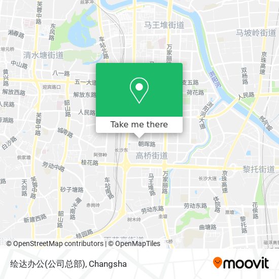 绘达办公(公司总部) map