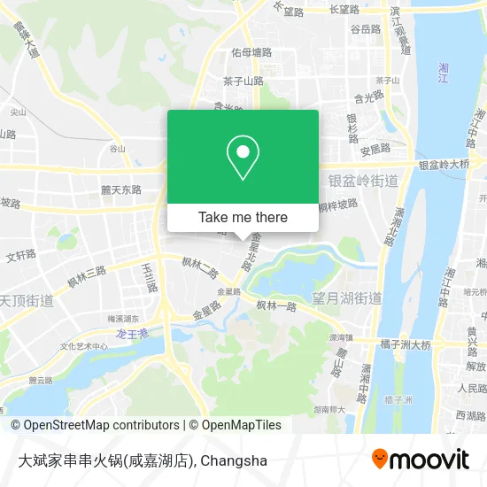 大斌家串串火锅(咸嘉湖店) map