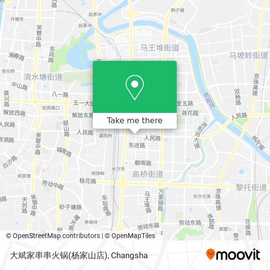 大斌家串串火锅(杨家山店) map