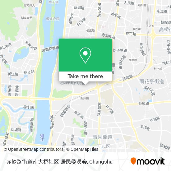 赤岭路街道南大桥社区-居民委员会 map