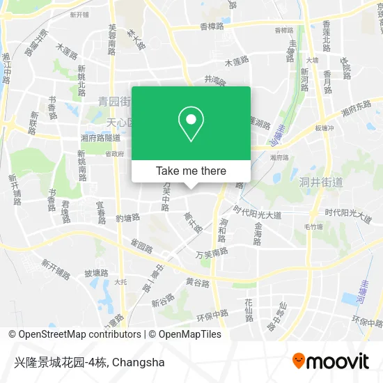 兴隆景城花园-4栋 map