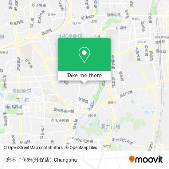 忘不了鱼粉(环保店) map