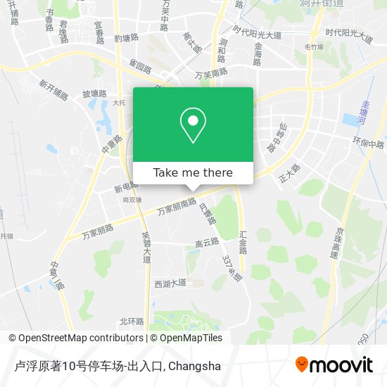 卢浮原著10号停车场-出入口 map