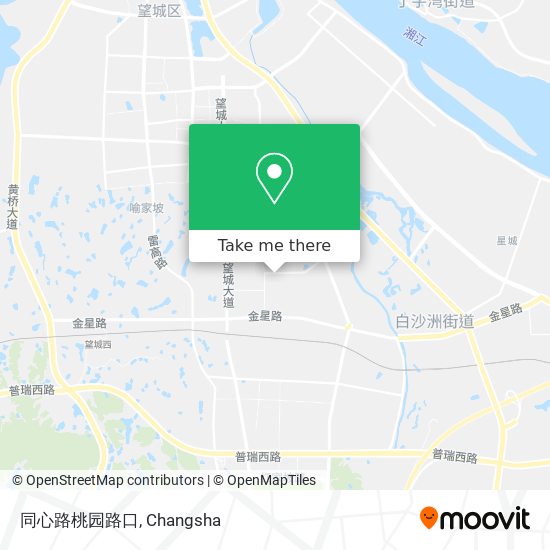 同心路桃园路口 map