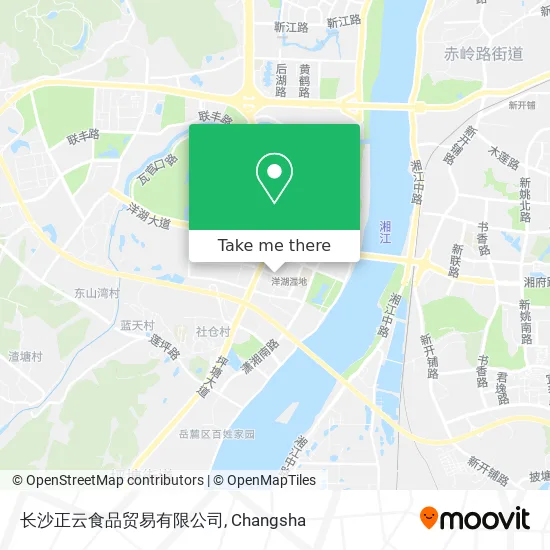 长沙正云食品贸易有限公司 map