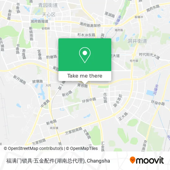 福满门锁具·五金配件(湖南总代理) map