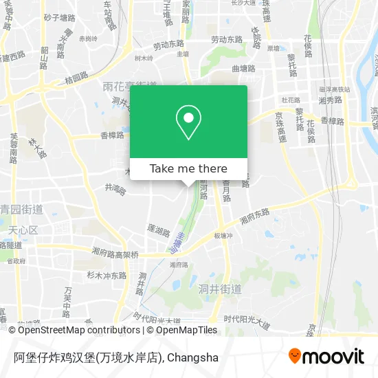 阿堡仔炸鸡汉堡(万境水岸店) map